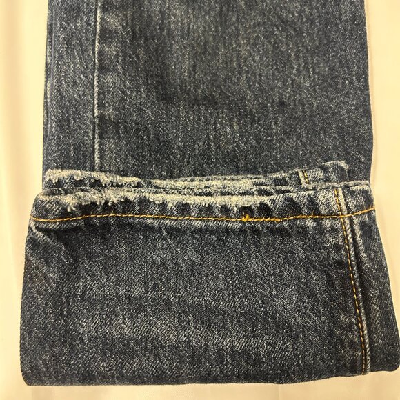Levi’s 501 Original Fit Button Fly Jeans Blue Denim Straight Leg – Gently Used - Picture 8 of 9